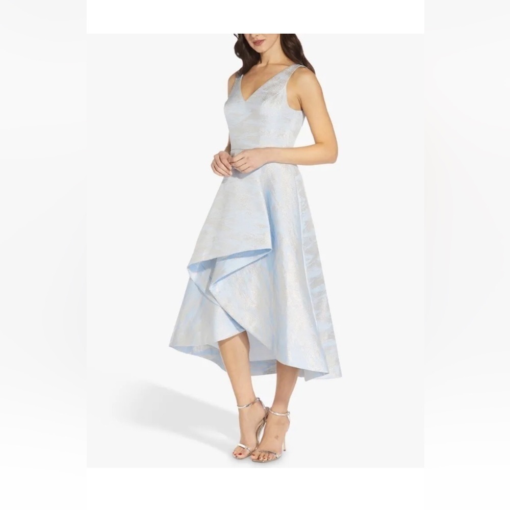Adrianna Papell High-Low Cocktail Dress - Picture 4 of 16